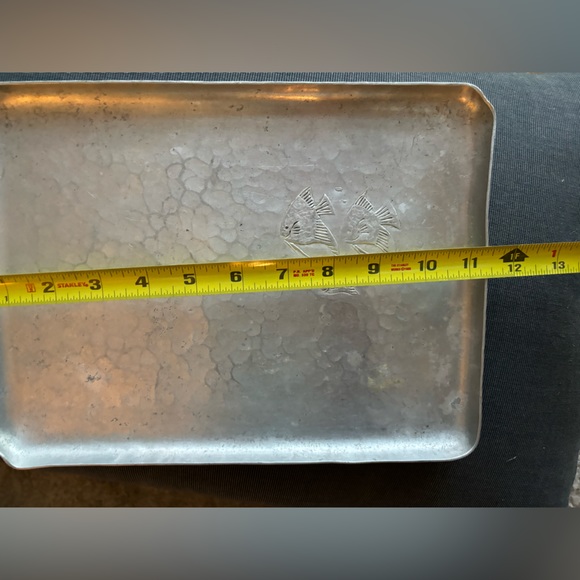 Tray - Vintage Fish Design metal tray LAIRD 56 Mid-Century - Picture 6 of 7
